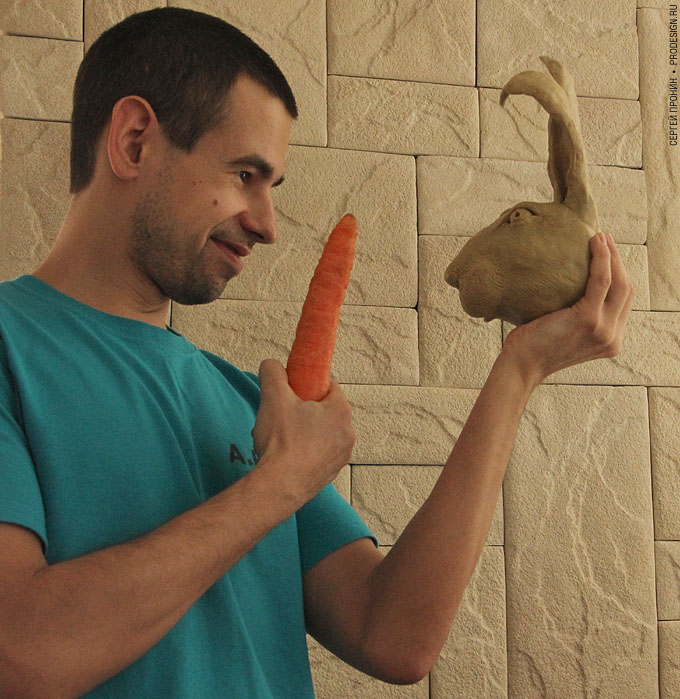 Сергей Пронин: зайчелло и морковь